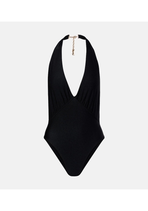 Saint Laurent Cassandre halterneck swimsuit