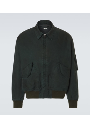 A.Presse Vintage silk and cotton bomber jacket