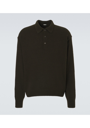 A.Presse Silk polo sweater