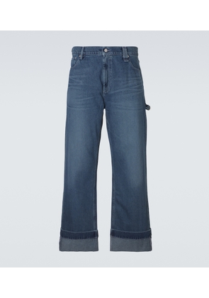 Simone Rocha Crystal-embellished straight jeans