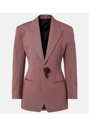 Bottega Veneta Wool and linen-blend blazer