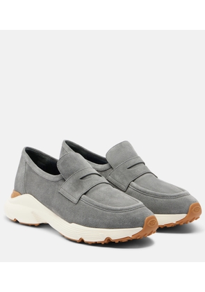 Tod's Suede penny loafers