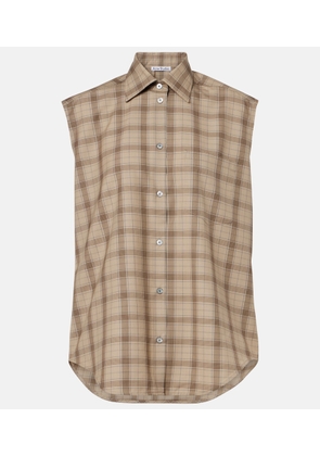 Acne Studios Checked wool shirt