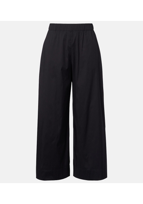 Max Mara Pece cropped cotton-blend wide-leg pants