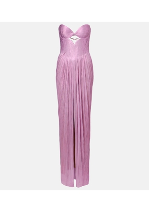 Maria Lucia Hohan Stephanie silk tulle bustier gown