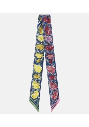 Valentino Printed silk twill scarf