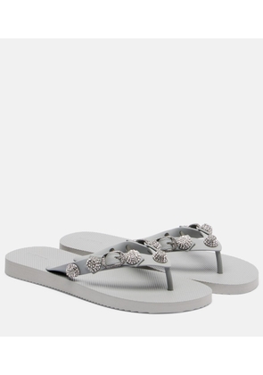 Balenciaga Cagole embellished thong sandals