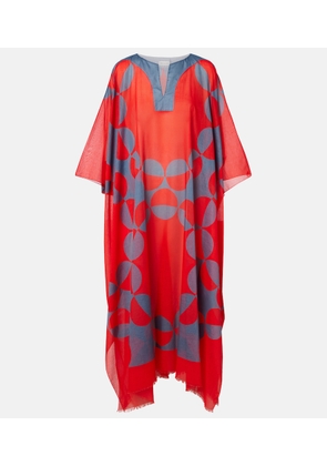 Dries Van Noten Printed cotton kaftan