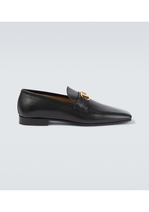 Valentino VLogo leather loafers