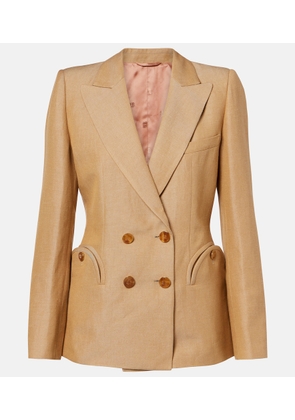 Blaze Milano Renegade Charmer linen-blend blazer