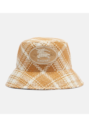 Burberry Raffia-effect bucket hat