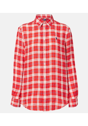 Polo Ralph Lauren Plaid linen shirt