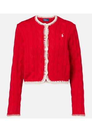 Polo Ralph Lauren Cable-knit cotton cardigan