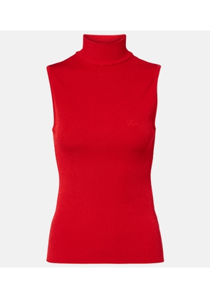 Loewe Double L ribbed-knit top