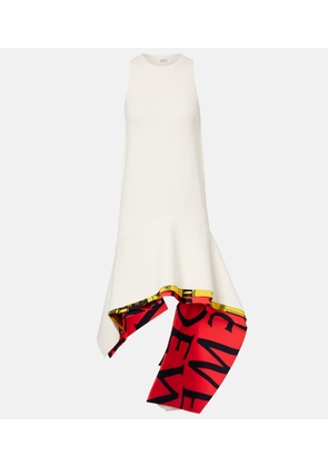 Loewe Asymmetric printed minidress