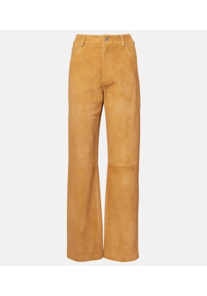 Loewe Suede straight pants
