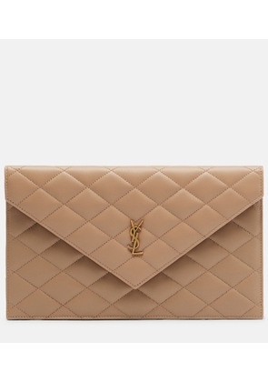 Saint Laurent Paris Cassandre leather pouch