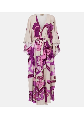 Adriana Degreas Printed beach cover-up