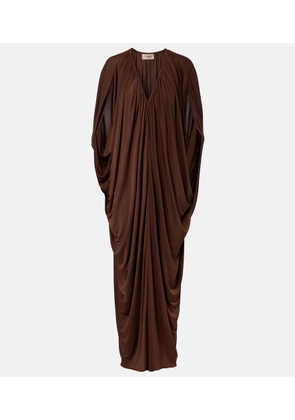 Adriana Degreas Draped maxi dress