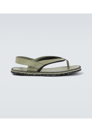 Kiko Kostadinov Andras leather thong sandals