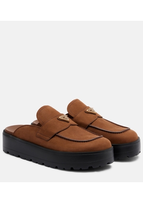 Prada Suede mules