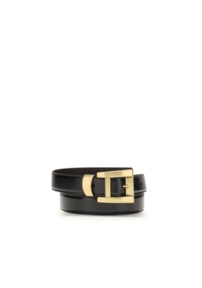 Versace Brown Calf Leather Bos Taurus Regular Belt - 70 cm / 28 Inches