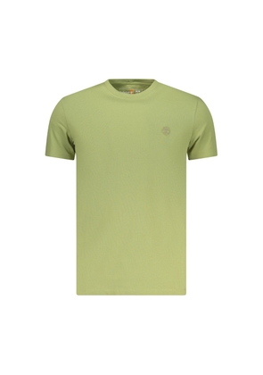 Timberland Verde Cotton Men T-Shirt - S