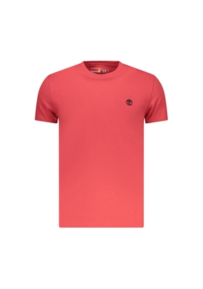 Timberland Red Cotton Men's T-Shirt - S