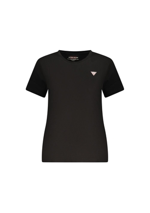 Guess Jeans Black Cotton Women's T-Shirt - XS