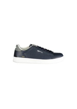Gas Blue Polyurethane Men Sneaker - EU40/US7