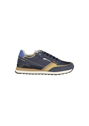 Gas Blue Polyurethane Men Sneaker - EU40/US7