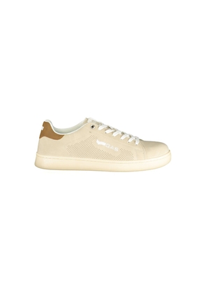 Gas Beige Polyurethane Men Sneaker - EU40/US7