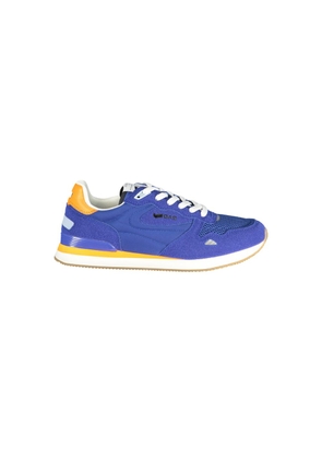 Gas Blue Polyurethane Men Sneaker - EU40/US7