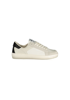 Gas White Polyester Athletic Sneakers - EU40/US7
