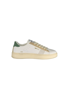 Gas White Polyester Athletic Sneakers - EU40/US7