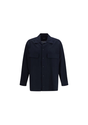 Giorgio Armani Blue Cotton Shirt - L