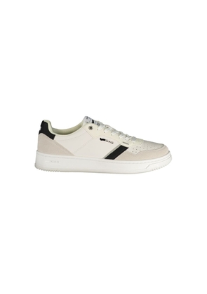 Gas White Polyester Athletic Sneakers - EU40/US7