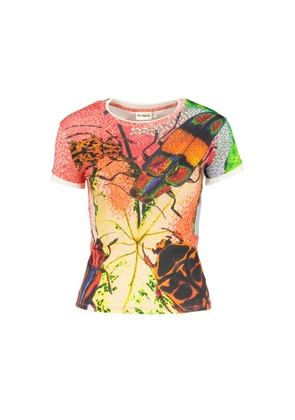 Desigual Rosso Cotton Women T-Shirt - XS