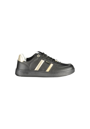 Gas Black Polyester Athletic Sneakers - EU35/US5