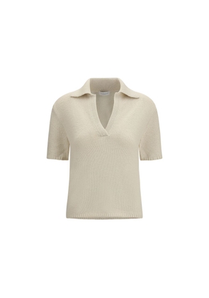 Gabriela Hearst Beige Cashmere Polo Shirt - M
