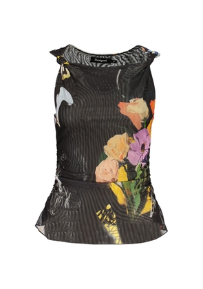 Desigual Nero Polyester Women Tank - XS