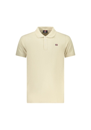 Norway 1963 Beige Cotton Men Polo - S