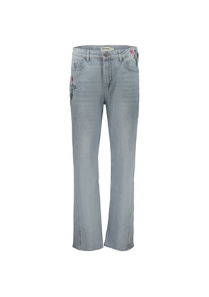 Desigual Blue Cotton Straight-Leg Jeans - 34