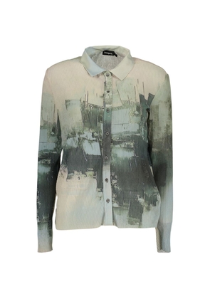 Desigual Green Polyester Pattern Shirt - XS