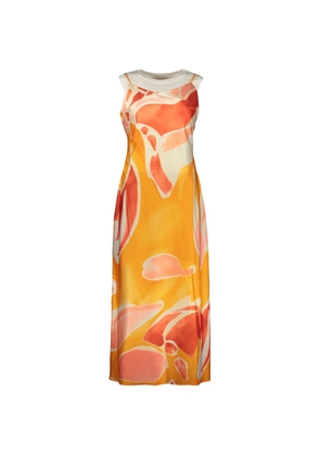 Desigual Orange Polyester Casual Dress - S