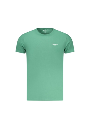 Pepe Jeans Green Cotton T-Shirt - S