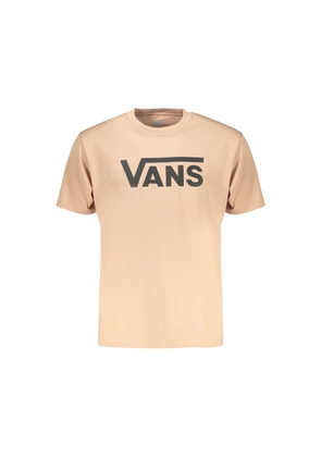 Vans Marrone Cotton Men T-Shirt - S