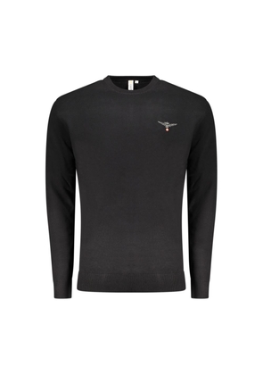 Accademia Militare Black Cotton Men's Sweater - S