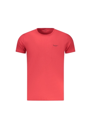 Pepe Jeans Red Cotton T-Shirt - S