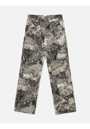 Fomes Moth Print Double Knee Pant